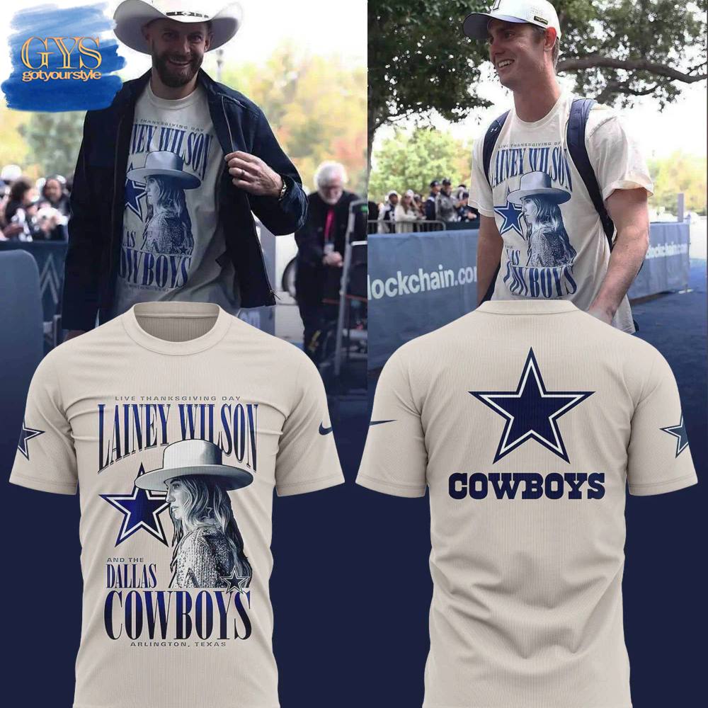 Dallas Cowboys Lainey Wilson Thanksgiving Halftime Arlington Unisex Cream Shirt Gift For Sport Music Fans