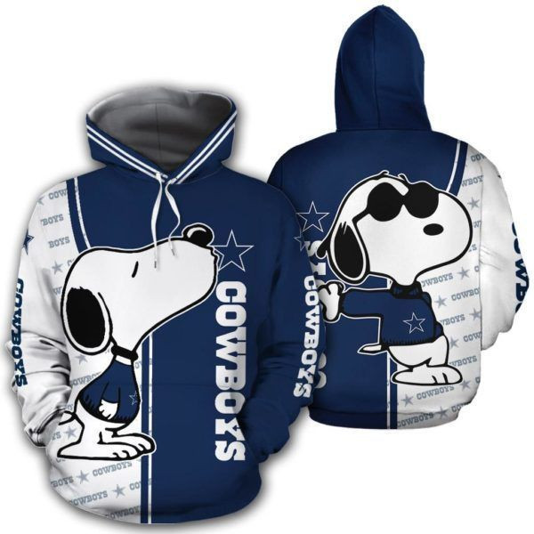 Dallas Cowboys Snoopy NFL Football Team Hoodie