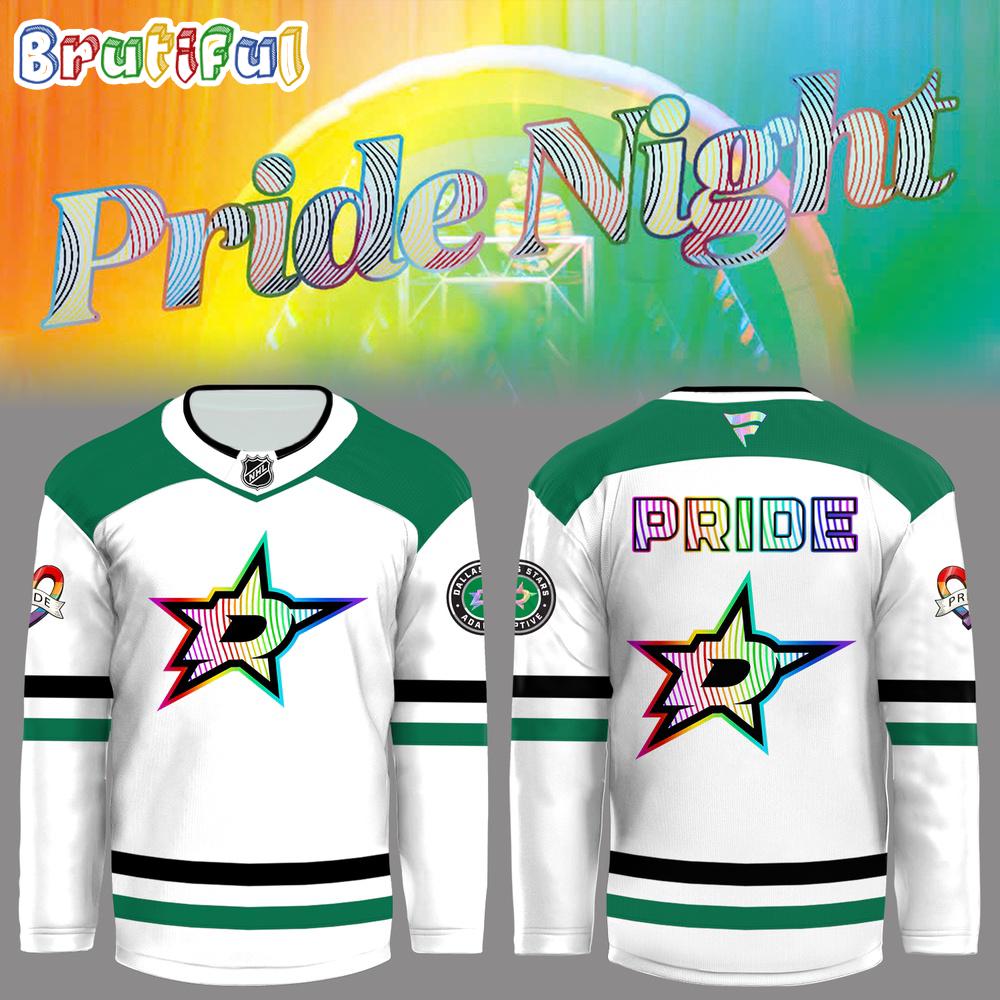 Dallas Star Pride Night 2025 Hockey Jersey