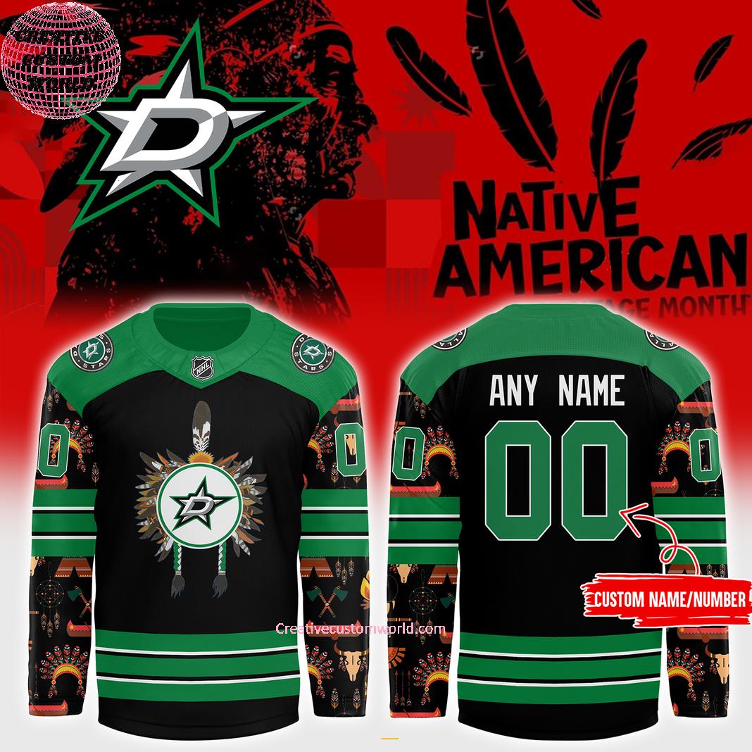 Dallas Stars 2024 NHL Heritage Month Special Hockey Jersey