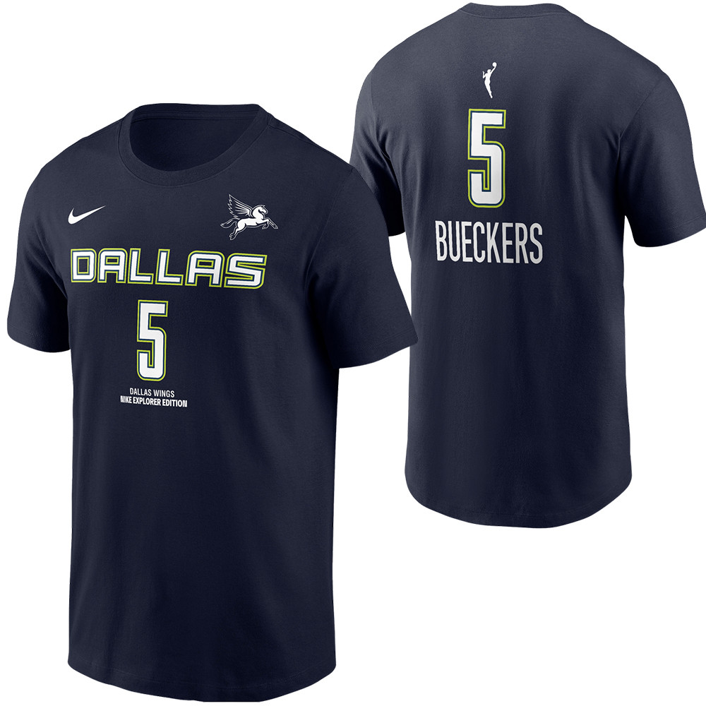 Dallas Wings Official Name & Number T-Shirt Paige Bueckers Shirt Gift For Basketball Lovers