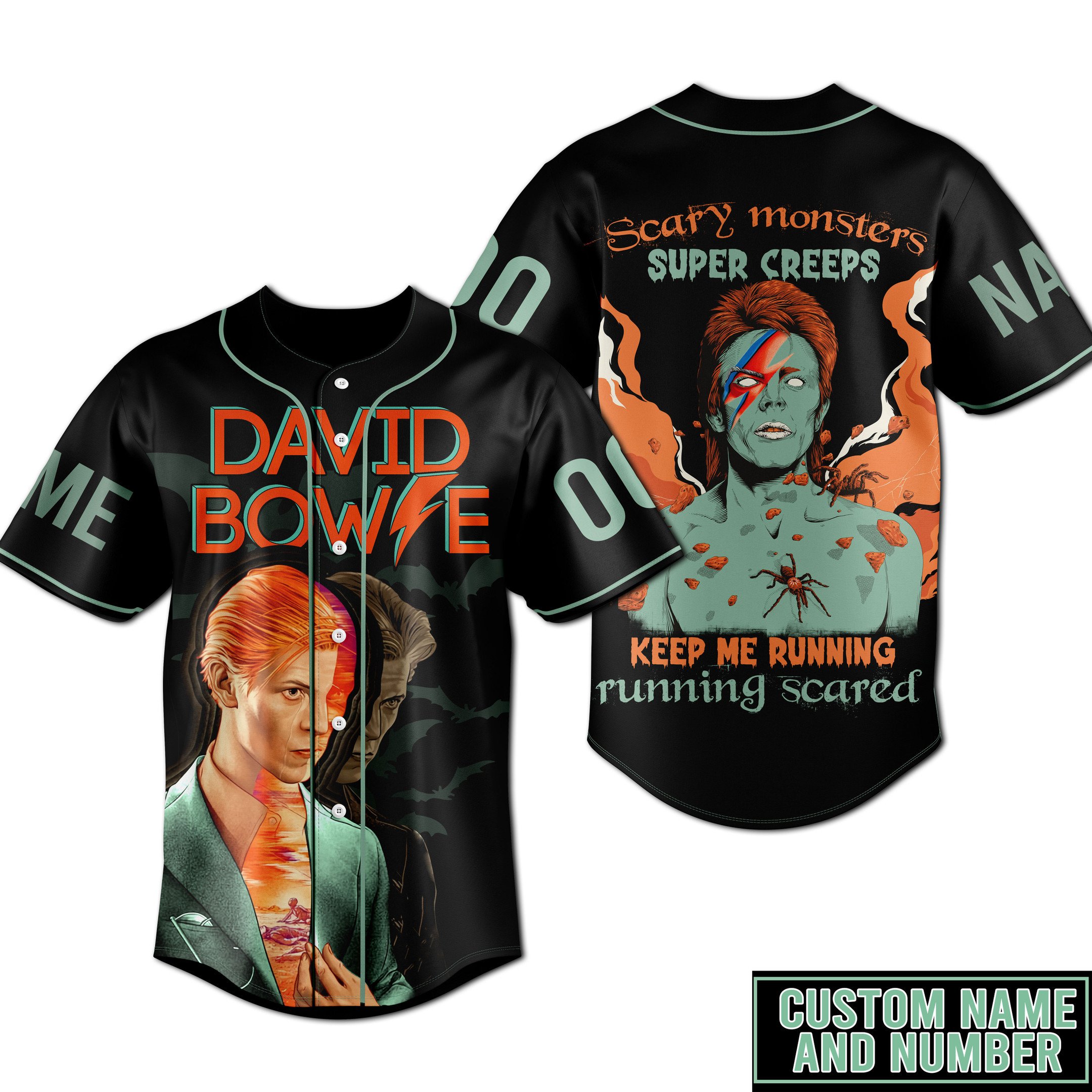 David Bowie Baseball Jersey For Fans