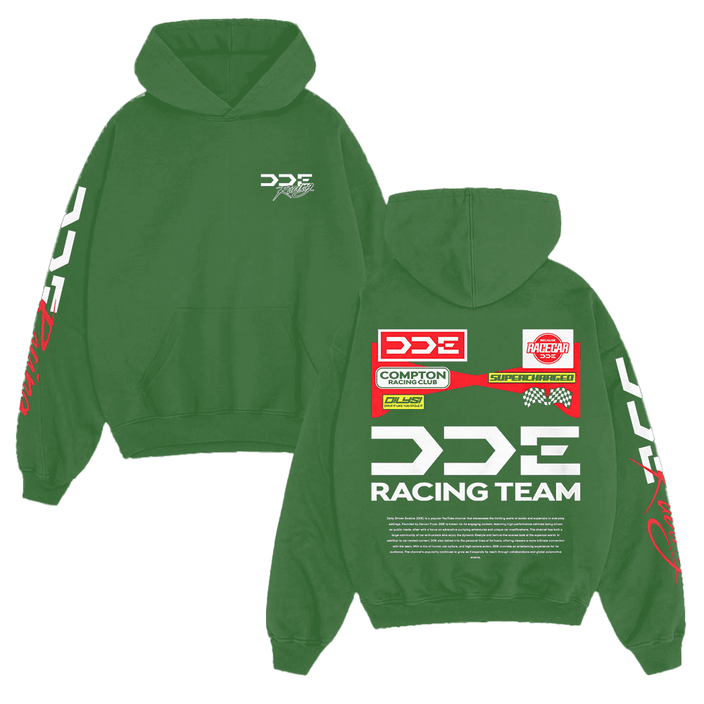 DDE Merch DDE Racing Team Hoodie Fathers Day Gifts For Racing Fans