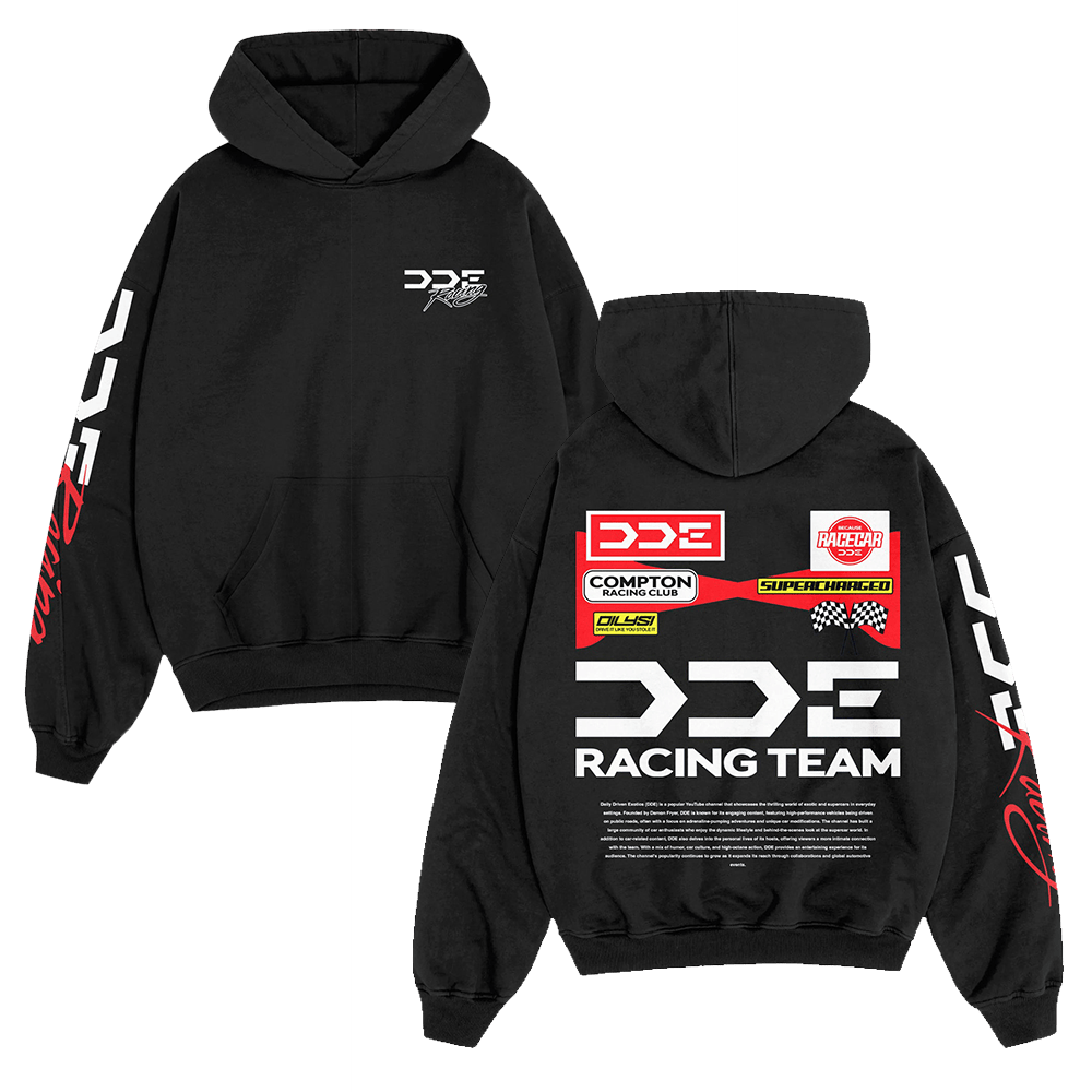 DDE Racing Team Hoodie â€“ Fathers Day Gift for Racing Fans