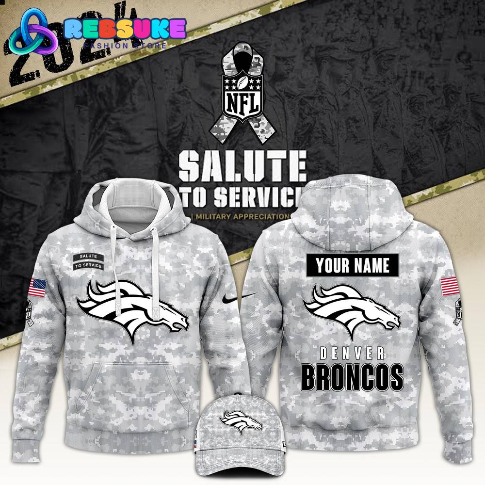 Denver Broncos Arctic Camo 2024 Combo Hoodie, Pants, Cap Gift For Sport Music Fans