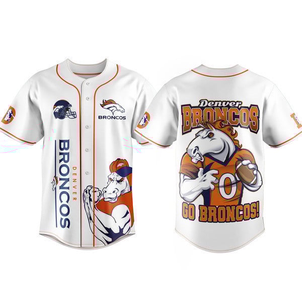 Denver Broncos Baseball Jersey For Fans