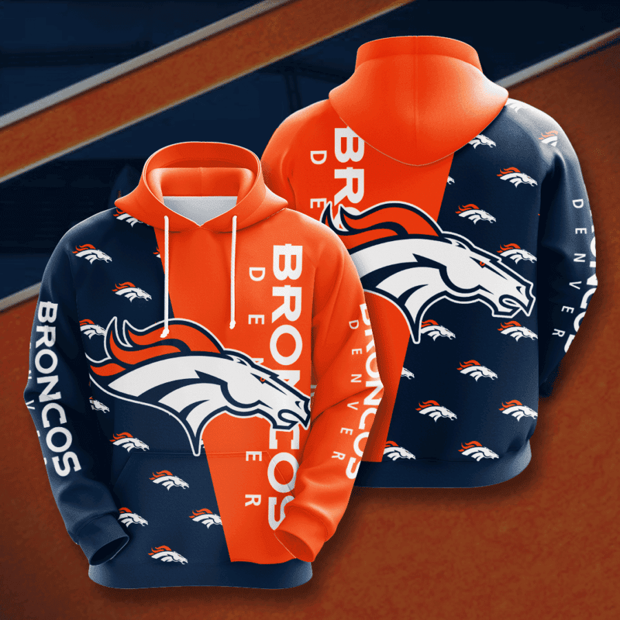 Denver Broncos Hoodie  Zip Hoodie Version 1062