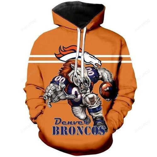 Denver Broncos Hoodie  Zip Hoodie Version 907