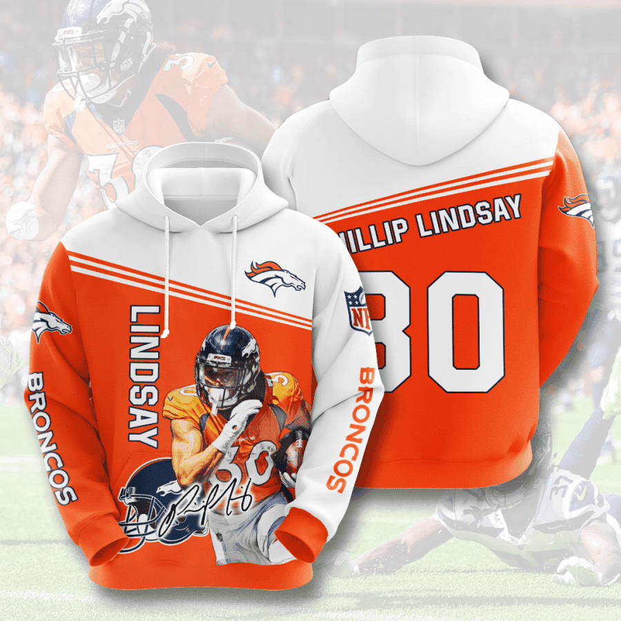 Denver Broncos Hoodie  Zip Hoodie Version 984