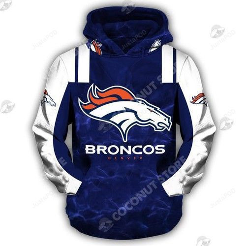 Denver Broncos Hoodie  Zip Hoodie Version 998