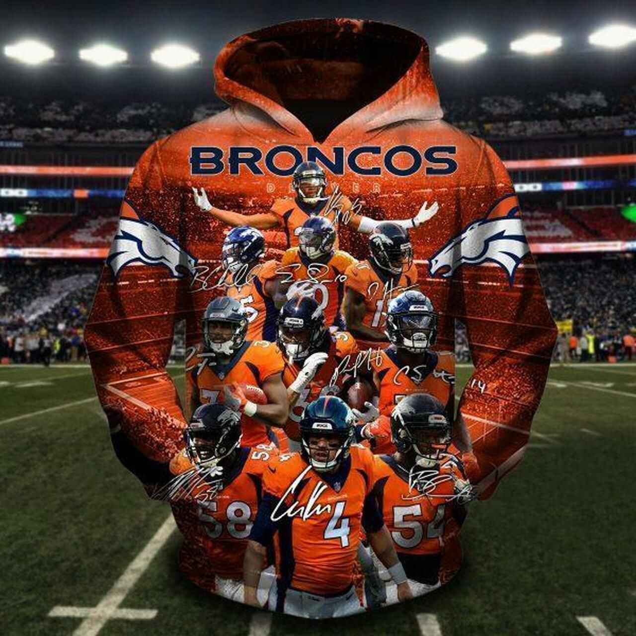 Denver Broncos NFL Football Hoodie Version 160