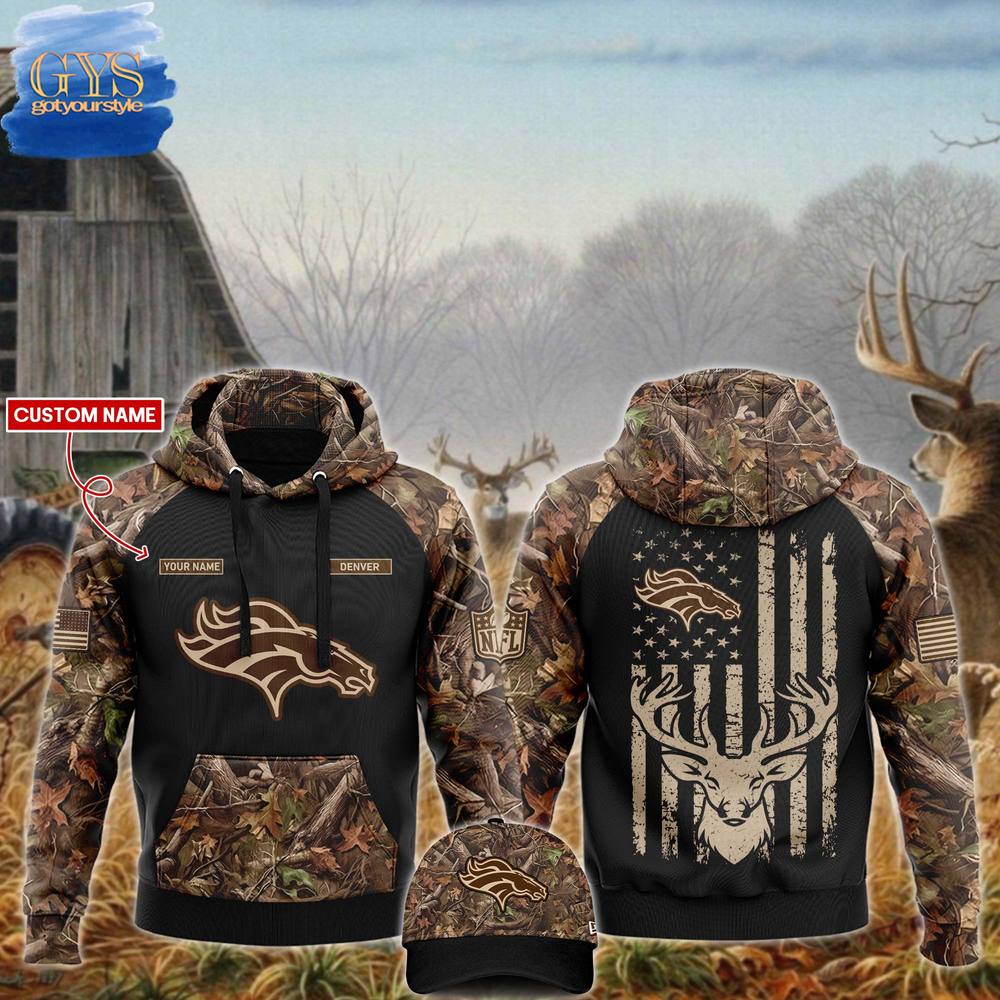 Denver Broncos NFL x Hunting 2024 Limited Edition Hoodie Gift For Sport Music Fans