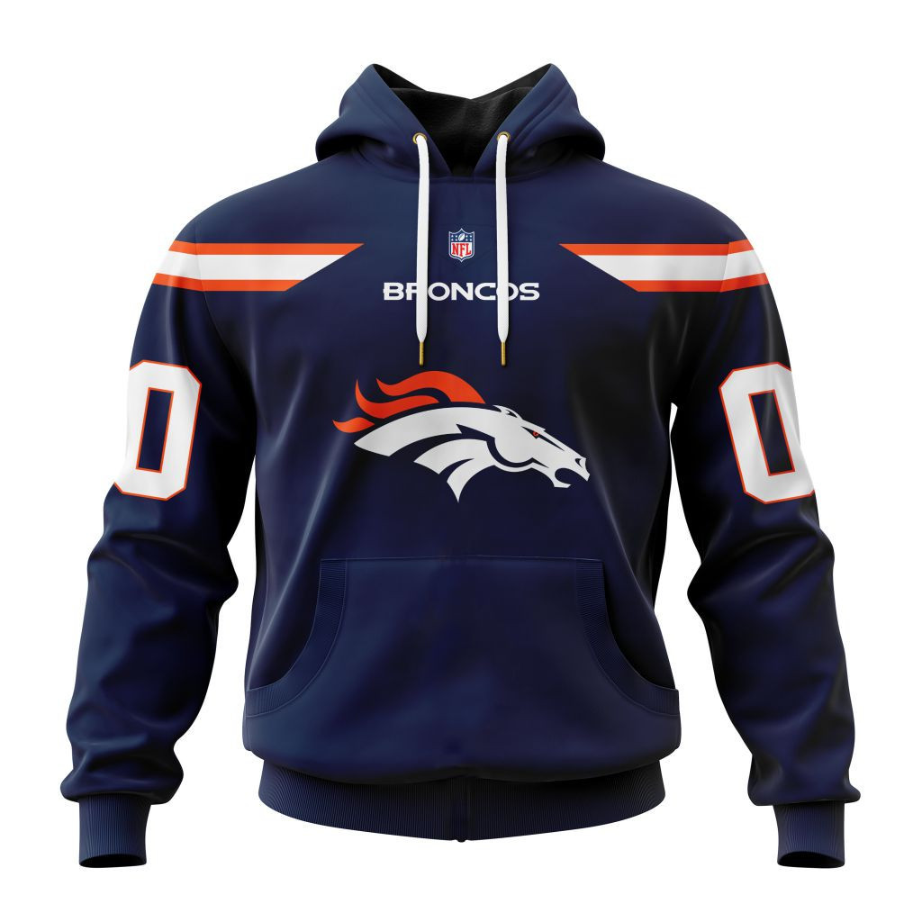 Denver Broncos Specialized Design Personalized Letters Number V24101202 Hoodie