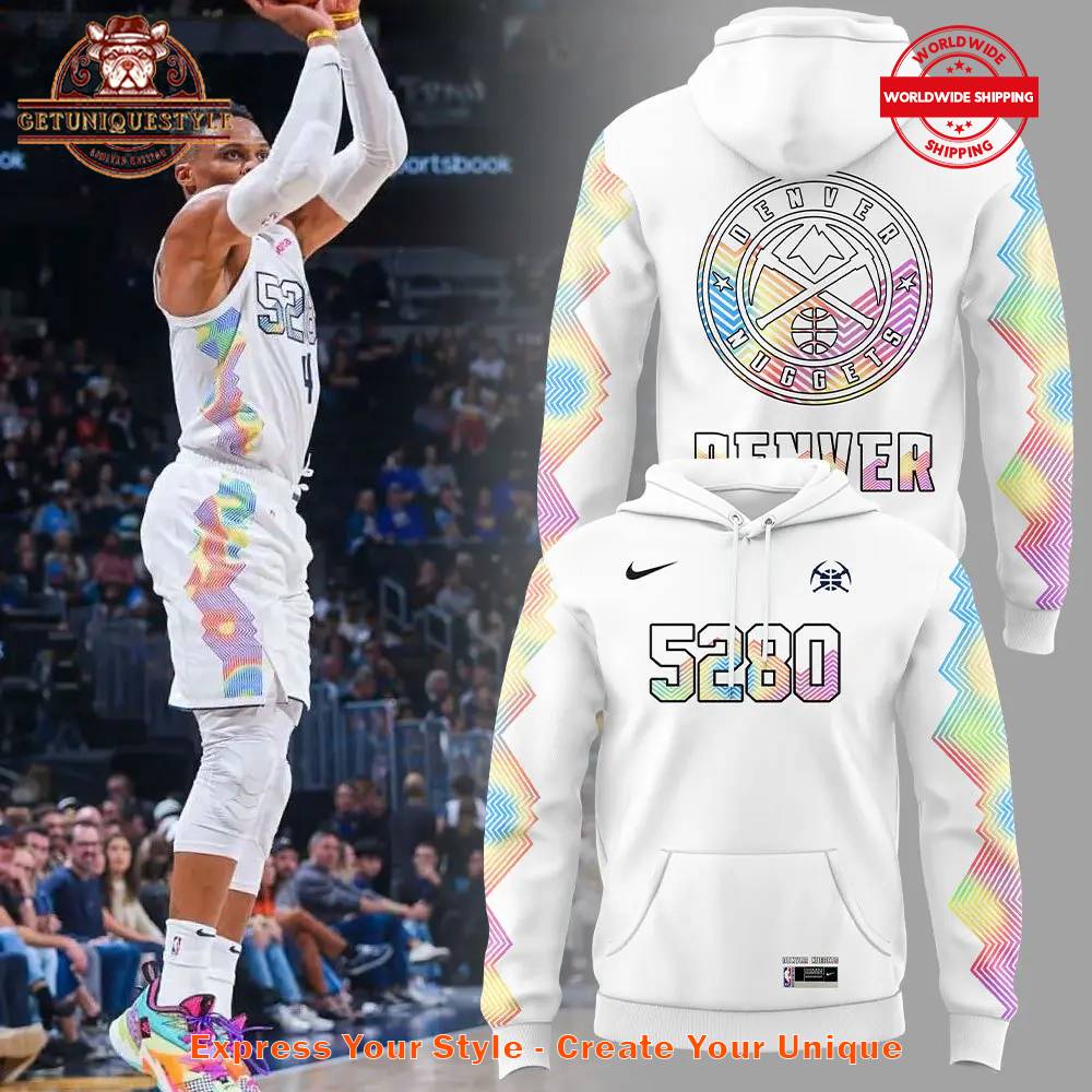 Denver Nuggets 5280 City Swingman Hoodie