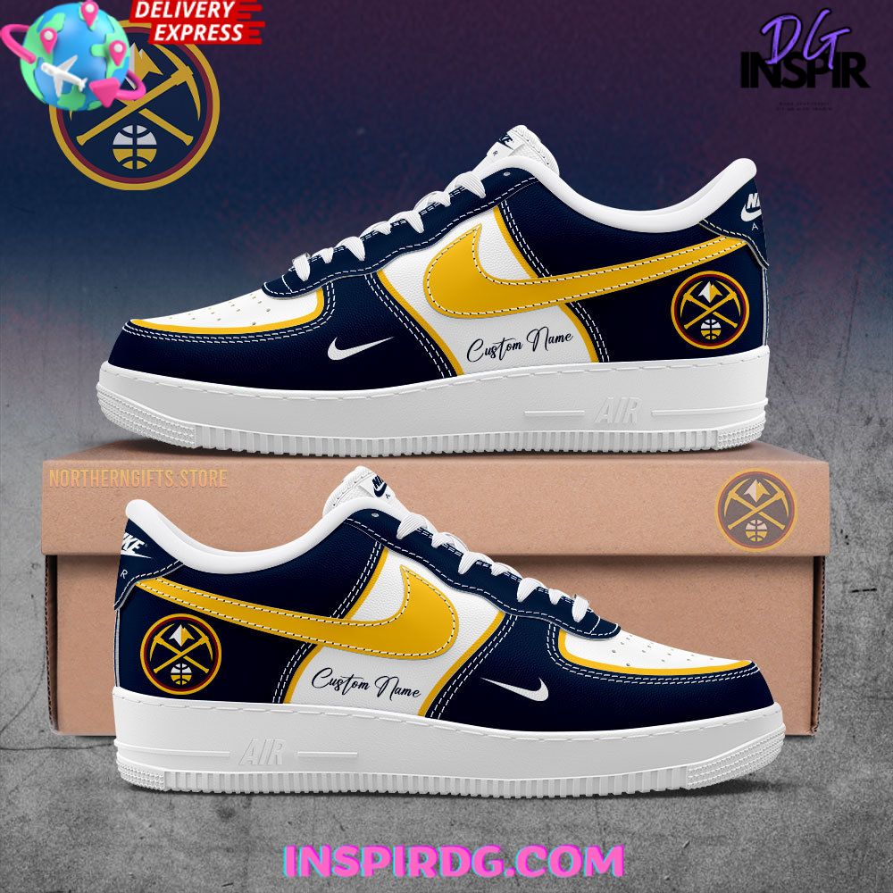 Denver Nuggets City Edition Custom Air Force 1