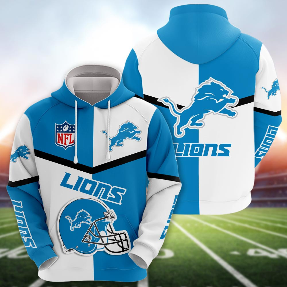 Detroit Lions 3D printed Sweatshirt Hoodie Zipped Hoodie