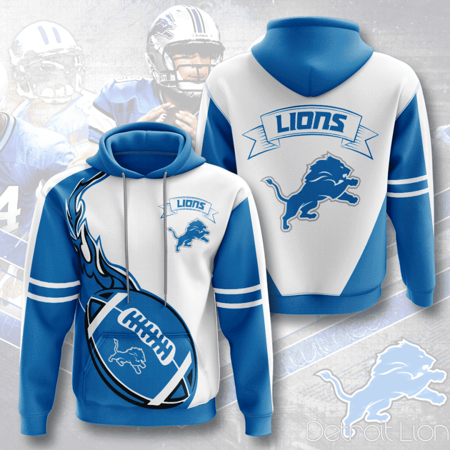 Detroit Lions Hoodie  Zip Hoodie Version 1072