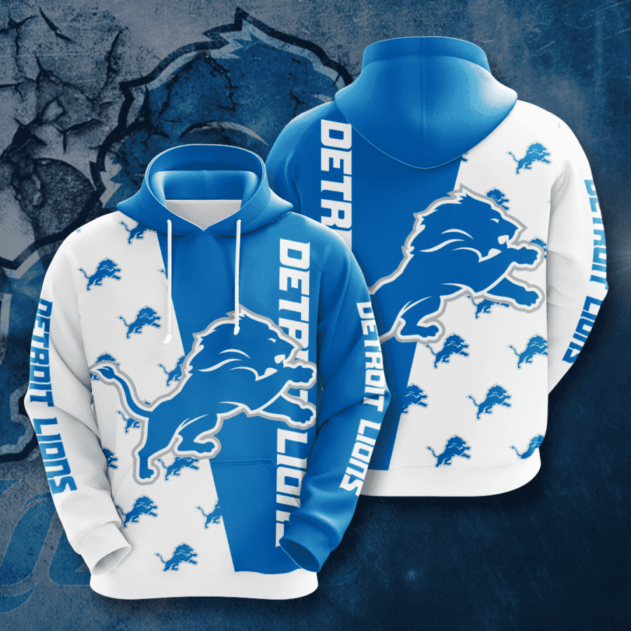 Detroit Lions Hoodie  Zip Hoodie Version 2116