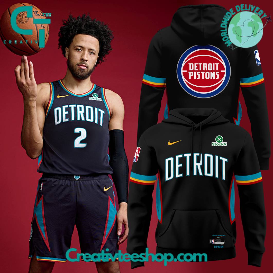 Detroit Pistons New 2025-26 City Hoodie