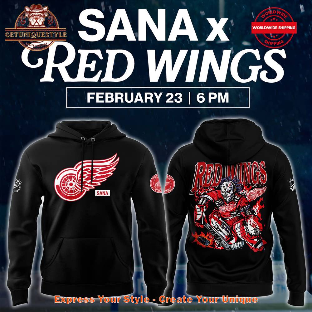 Detroit Red Wings SANA Night 2025 Hoodie