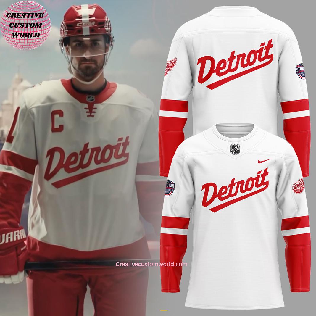 Detroit Red Wings Stadium Series 2025 Special New Hockey Jersey