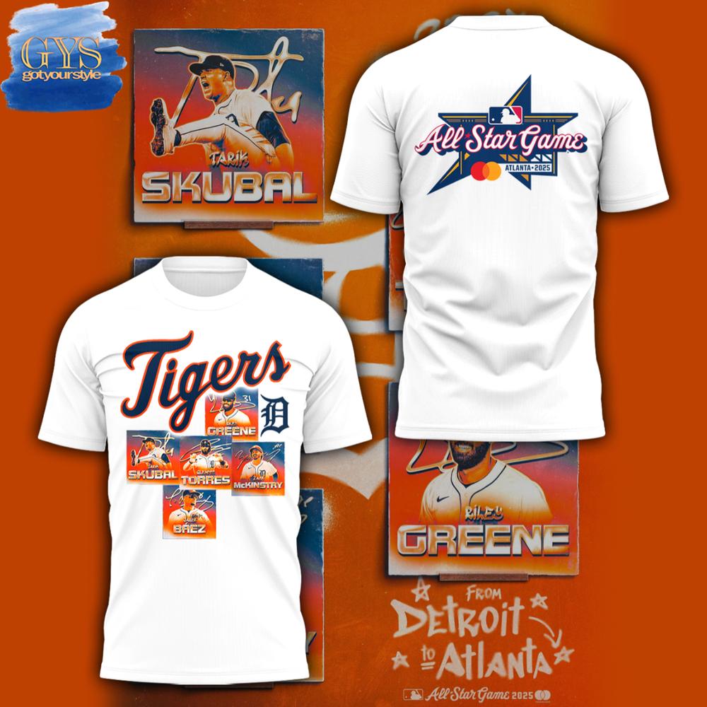 Detroit Tigers All-Star Game Atlanta 2025 T-Shirt Premium Merchandise