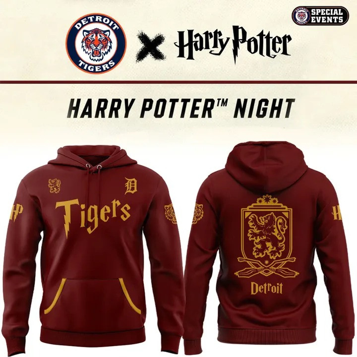 Detroit Tigers Harry Potter Night Hoodie Baseball Lovers Best Gifts For Fans Fathers Day