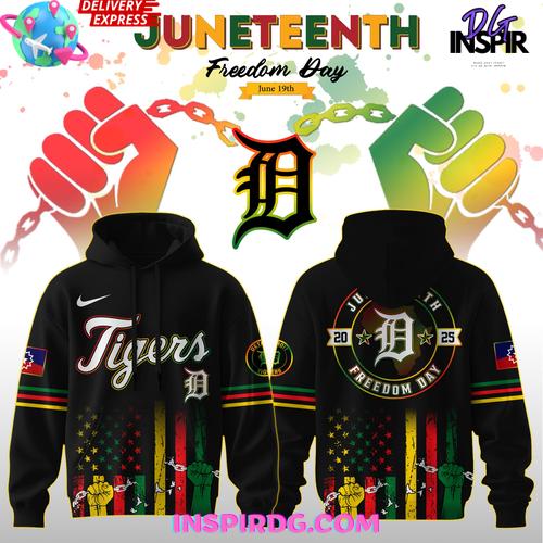 Detroit Tigers Juneteenth Day 2025 Special Hoodie Premium Merchandises