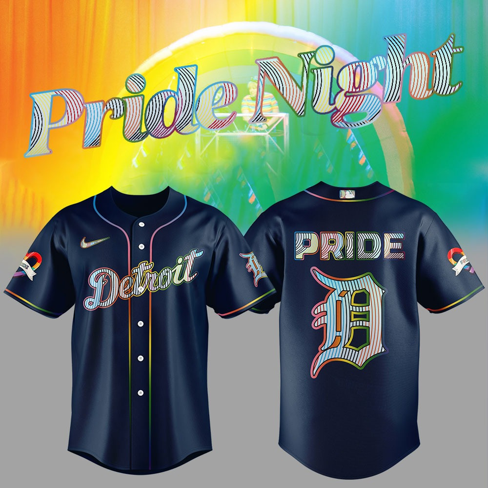 Detroit Tigers LGBTQ Pride Night 2025 Blue Jersey Comfortable Sport Gift