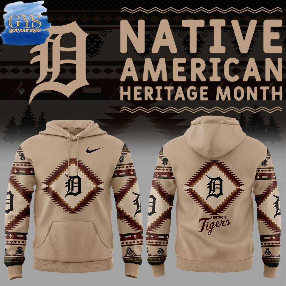 Detroit Tigers Native American Heritage Month Limited Edition Hoodie Premium Merchandise
