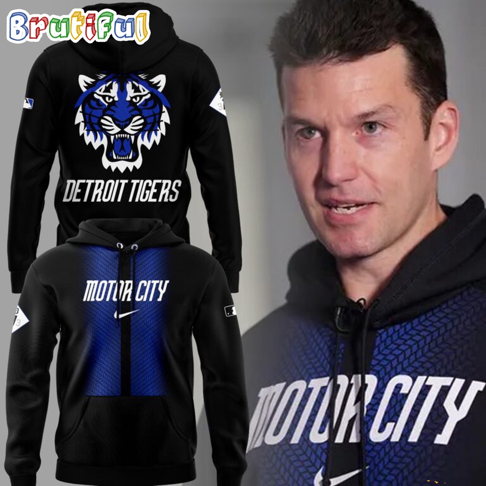 Detroit Tigers Navy 2024 City Connect Hoodie Shirt Premium Merchandise