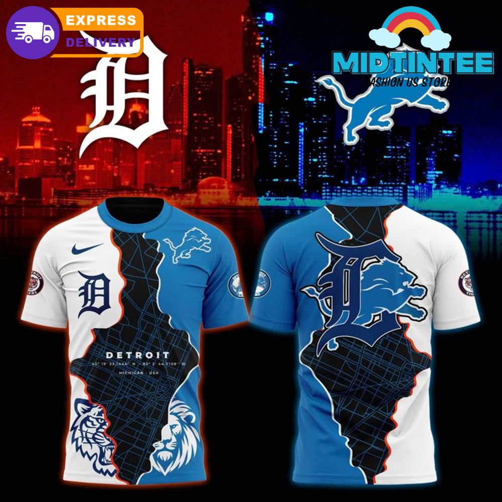 Detroit Tigers x Detroit Lions New 2025 Premium Shirt