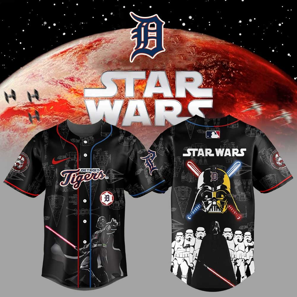 Detroit Tigers X Star Wars Jersey Detroit Star Wars And Detroit Tigers Fan Gifts For Him