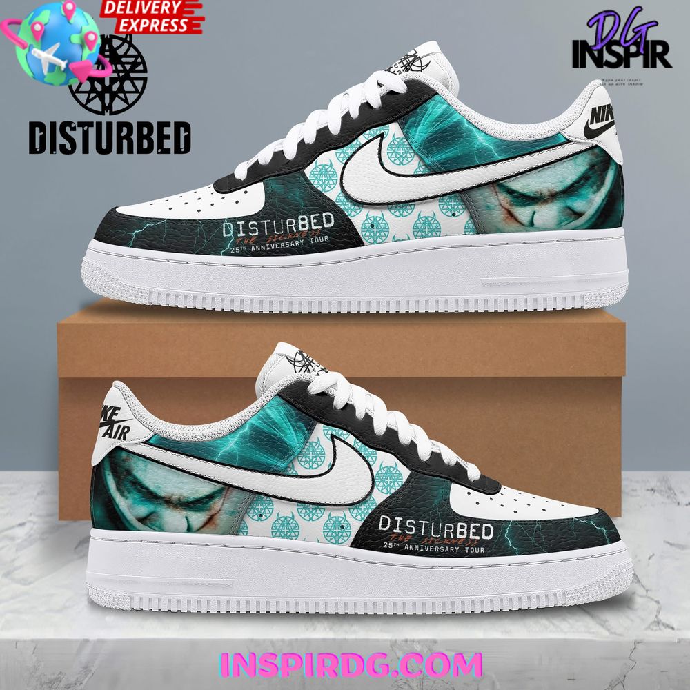 Disturbed 25th Anniversary Tour Limited Edition Air Force 1