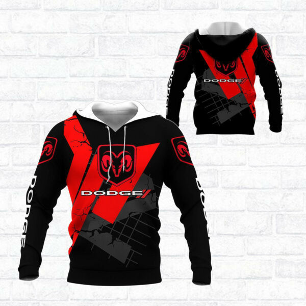 Dodge Shirt Fan Gift 664 Version Unisex 3d Hoodie Zip Hoodie 757