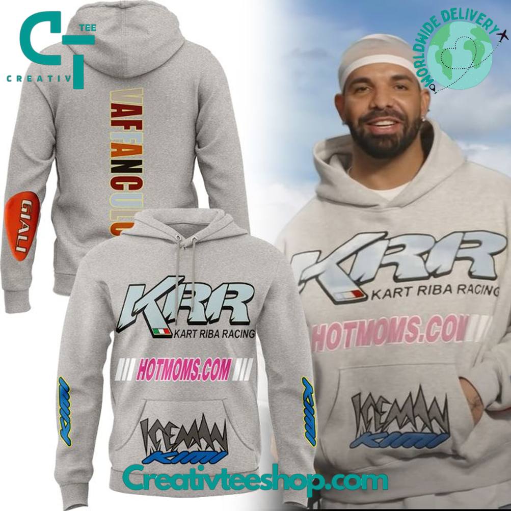 Drake x Kart Riba Racing Special Grey Hoodie