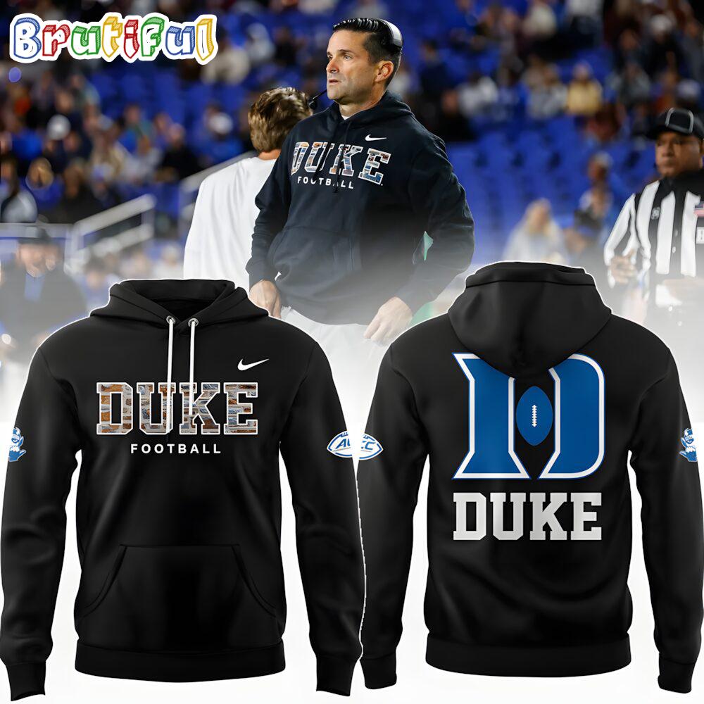 Duke Blue Devils 2025 Durham Camo Wordmark Club Hoodie Premium Merchandise