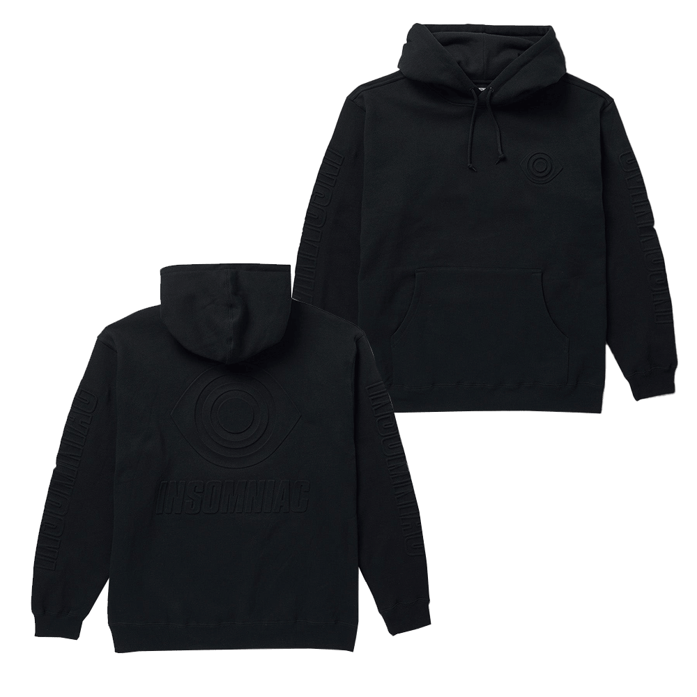 EDC Merchandise Insomniac Emboss Eye Hoodie Gifts For Music Fans