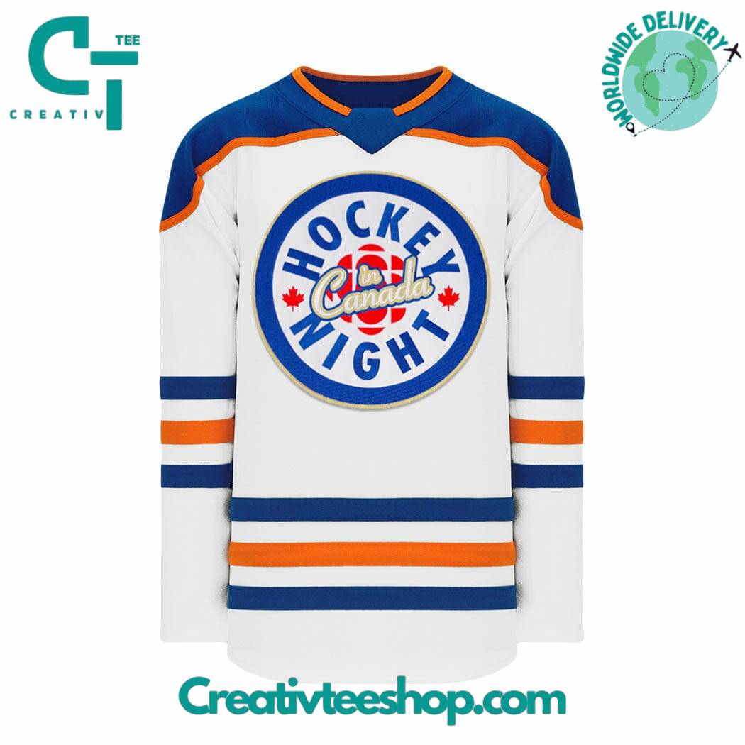Edmonton Oilers Hockey Night In Canada Hockey Jersey