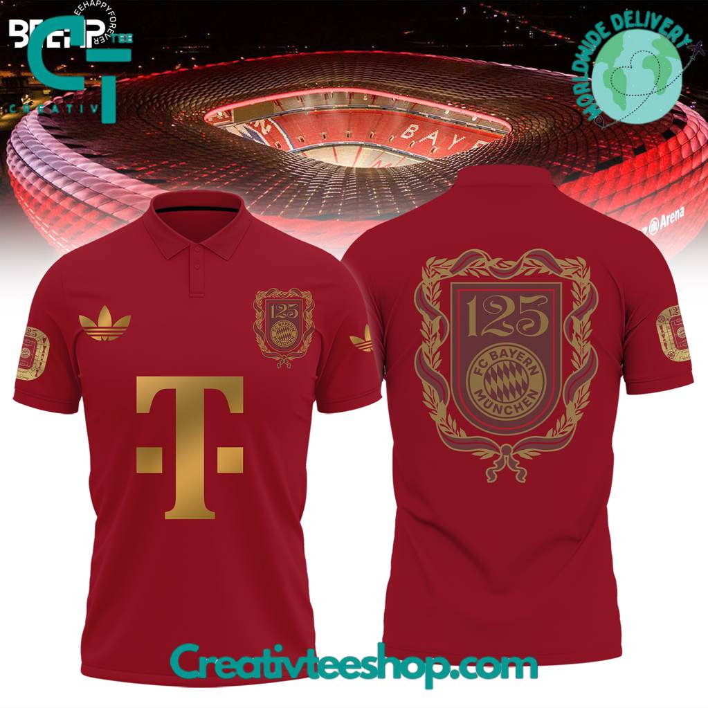 FC Bayern Munich 125th Anniversary Special Polo Shirt