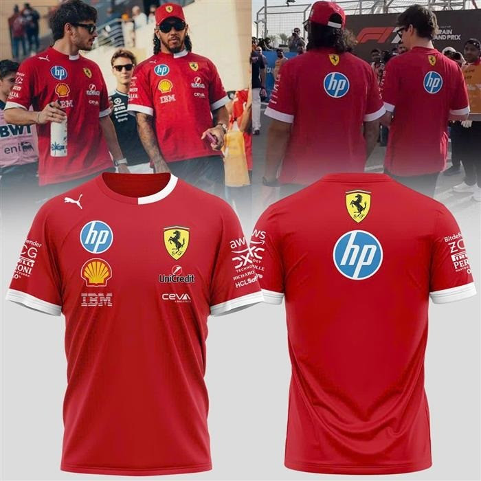 Ferrari Lewis Hamilton Charles Leclerc F1 Shirt Gifts For Fans
