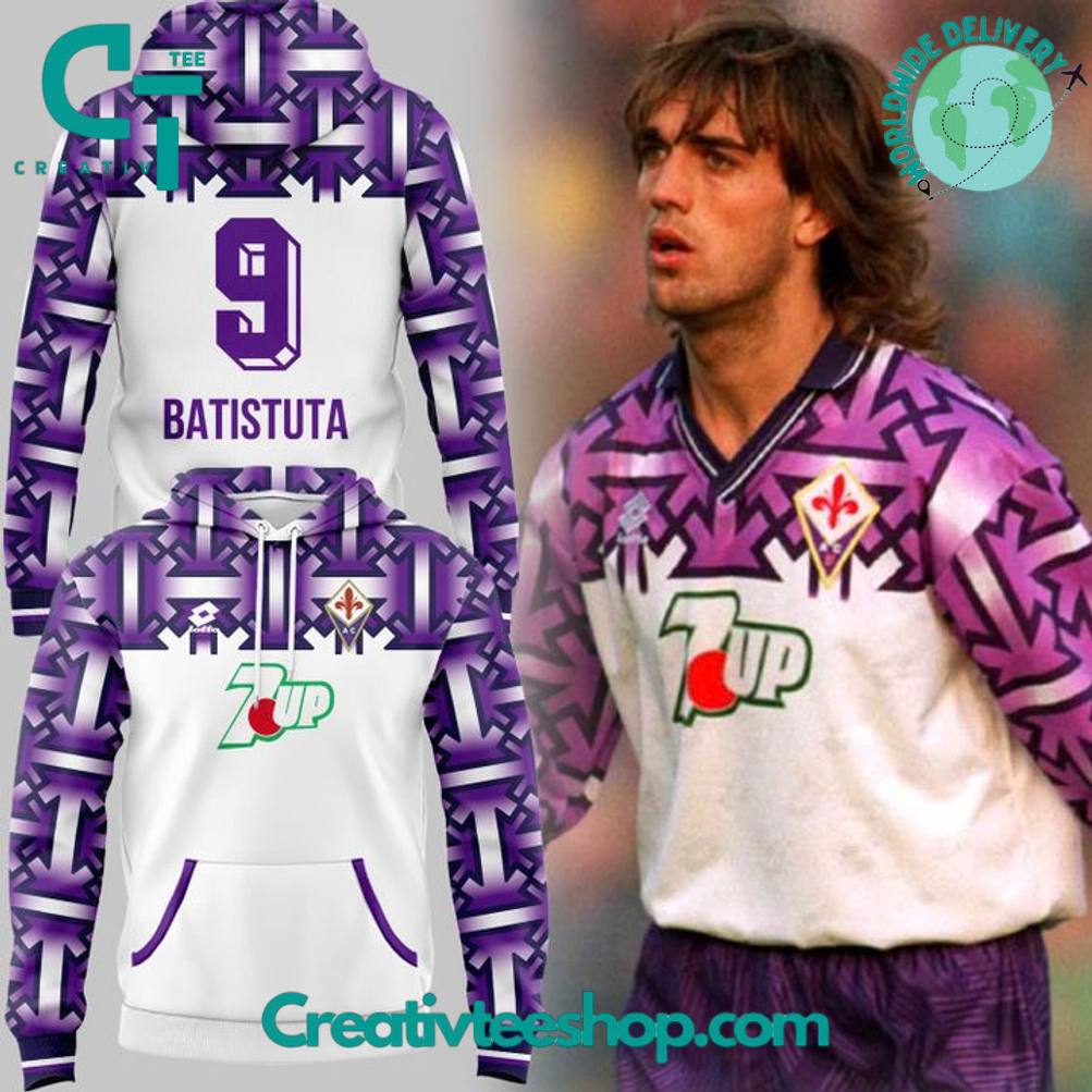 Fiorentinas 1992-93 Away Kit Hoodie