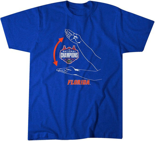 Florida Basketball National Champions Gator Chomp T-Shirt Unique Gifts For Basketball Lovers