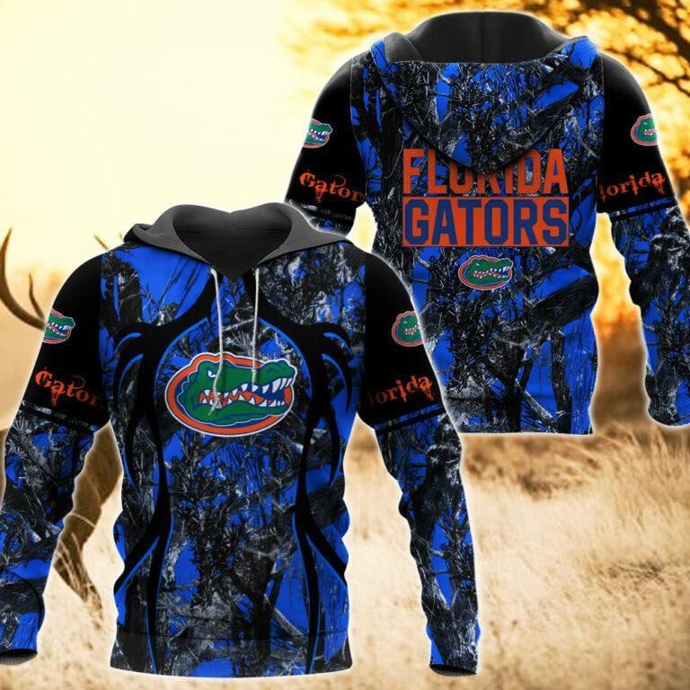 Florida Gators Camo Hunting 3D printed Sweatshirt Hoodie Zipped Hoodie