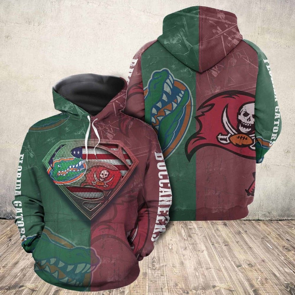Florida Gators Vs Buccaneers Hoodie  Zip Hoodie Version 1412