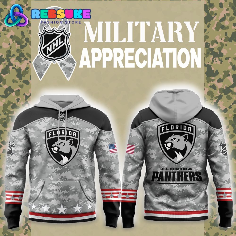 Florida Panthers 2024 Military Appreciation Hoodie Set Premium Merchandise