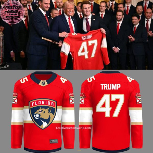 Florida Panthers 2025 Trump Hockey Jersey