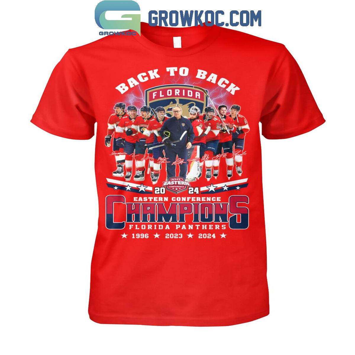 Florida Panthers Back To Back Eastern Conference Champions T Shirt