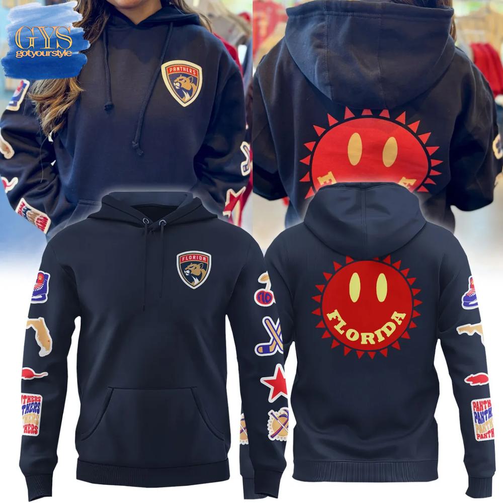 Florida Panthers Shield Patches Limited Edition Hoodie Premium Merchandises