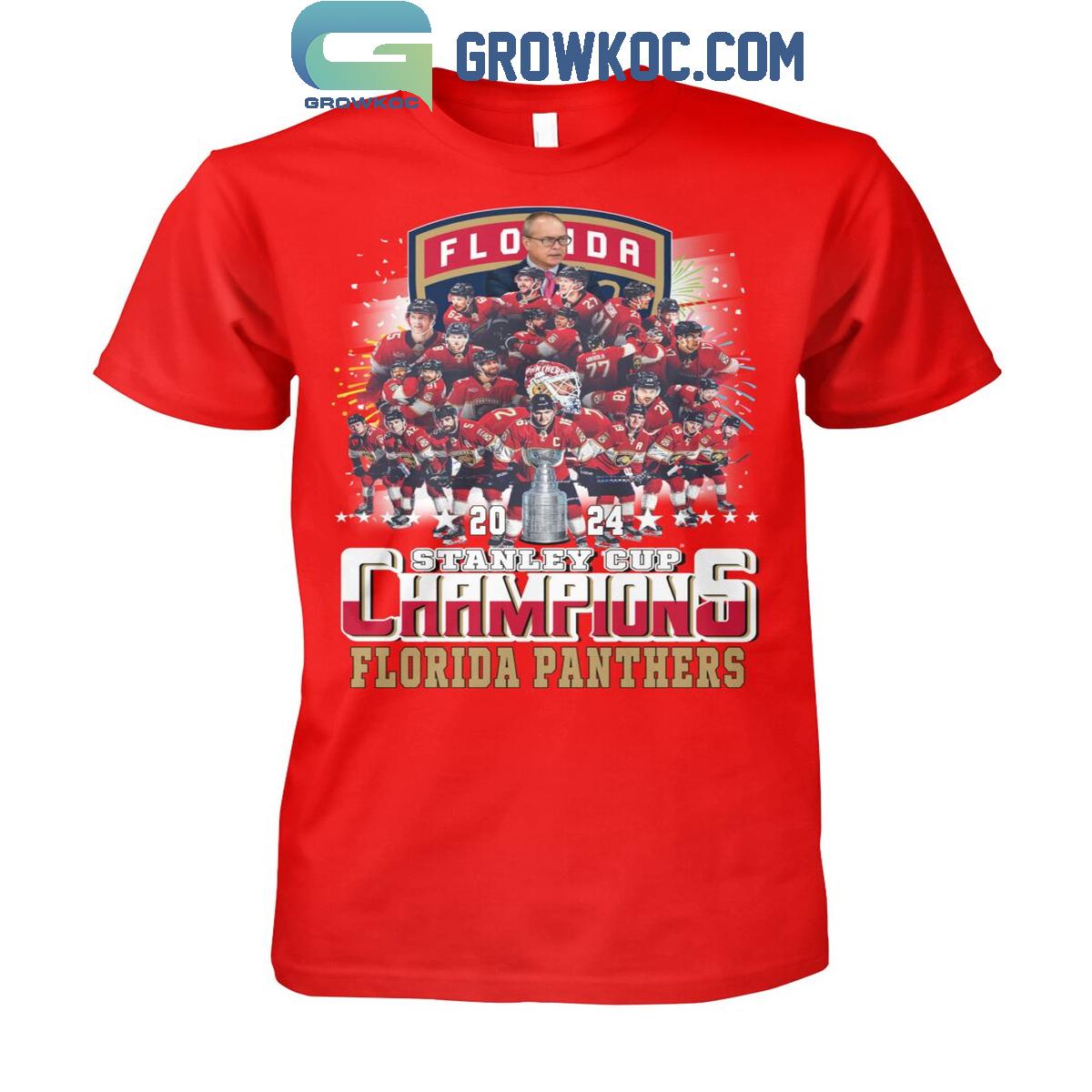 Florida Panthers Stanley Cup 2024 Champions T Shirt